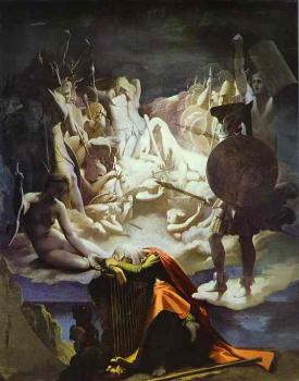 讓 奧古斯特 多米尼尅 安格爾 The Dream of Ossian 讓 奧古斯特 多米尼尅 安格爾 The Dream of Ossian